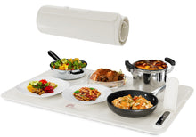 Load image into Gallery viewer, Electric Warming Tray Rollable & Portable 3 Heat Levels