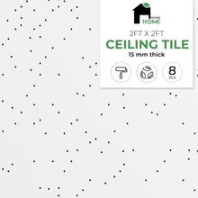 Load image into Gallery viewer, Calcium Silicate Waterproof Ceiling Tiles - Non-Cementitious, Non-Combustible Cal-Si Panels with Densified Edges, Spectra Tegular-Edges 24" x 24"