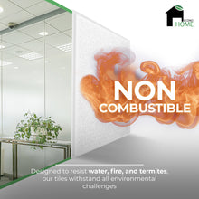 Load image into Gallery viewer, Calcium Silicate Waterproof Ceiling Tiles - Non-Cementitious, Non-Combustible Cal-Si Panels with Densified Edges, Spintone Tegular-Edges 24" x 24"