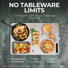 Load image into Gallery viewer, Electric Warming Tray Rollable & Portable 3 Heat Levels