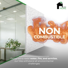 Load image into Gallery viewer, Calcium Silicate Waterproof Ceiling Tiles - Non-Cementitious, Non-Combustible Cal-Si Panels with Densified Edges, Fissured Lay-in 24" x 24"