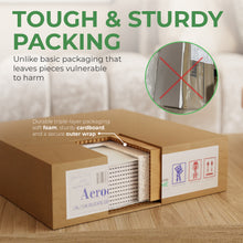 Load image into Gallery viewer, Calcium Silicate Waterproof Ceiling Tiles - Non-Cementitious, Non-Combustible Cal-Si Panels with Densified Edges, Spectra Tegular-Edges 24" x 24"