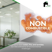 Load image into Gallery viewer, Calcium Silicate Waterproof Ceiling Tiles - Non-Cementitious, Non-Combustible Cal-Si Panels with Densified Edges, Lunar Lay-in 24" x 24"