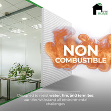 Load image into Gallery viewer, Calcium Silicate Waterproof Ceiling Tiles - Non-Cementitious, Non-Combustible Cal-Si Panels with Densified Edges, Brick Lay-in 24" x 24"