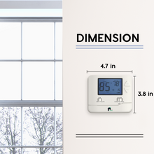 Load image into Gallery viewer, EconoHome Non-Programmable Thermostat for Home - Heat & Cooling
