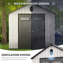 Load image into Gallery viewer, Outdoor Storage Shed with Floor 8' x 8'