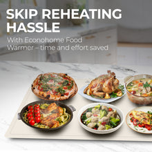 Load image into Gallery viewer, Electric Warming Tray Rollable & Portable 3 Heat Levels