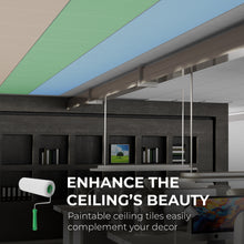 Load image into Gallery viewer, Calcium Silicate Waterproof Ceiling Tiles - Non-Cementitious, Non-Combustible Cal-Si Panels with Densified Edges, Spintone Tegular-Edges 24" x 24"