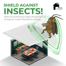 Load image into Gallery viewer, Calcium Silicate Waterproof Ceiling Tiles - Non-Cementitious, Non-Combustible Cal-Si Panels with Densified Edges, Spectra Tegular-Edges 24" x 24"