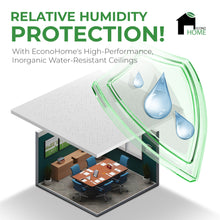 Load image into Gallery viewer, Calcium Silicate Waterproof Ceiling Tiles - Non-Cementitious, Non-Combustible Cal-Si Panels with Densified Edges, Lunar Lay-in 24" x 24"