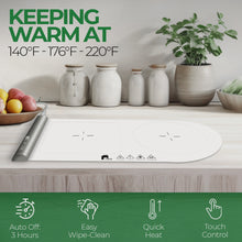 Load image into Gallery viewer, Flexible Food Warmer - Electric Powered Food Warming Plate
