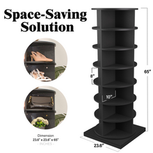 Load image into Gallery viewer, 360° Rotating Shoe Rack