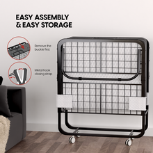 Load image into Gallery viewer, Folding Bed with 5-inch Thick Memory Foam Mattress