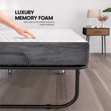 Load image into Gallery viewer, Folding Bed with 5-inch Thick Memory Foam Mattress
