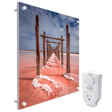 Load image into Gallery viewer, Wall Mounted Space Heater Panel 400W - UV Printed Model.