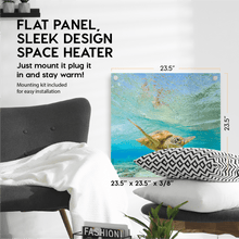 Load image into Gallery viewer, Wall Mounted Space Heater Panel 400W - UV Printed Model.