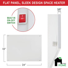 Load image into Gallery viewer, 250 Watt Panel Heater with Plug-in Thermostat