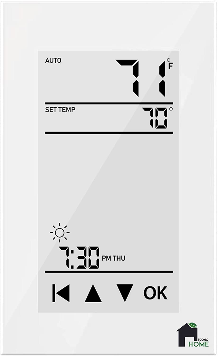 GFCI WiFi Thermostat - Programmable 4-Inch Touchscreen