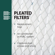 Load image into Gallery viewer, EconoHome 20x25x4 Air Filter MERV 11 Replacement AC Furnace Air Filters for Media Air Cleaner, Furnace Heater, Air Conditioning for Honeywell, Lennox -1 Pack (Actual size: 19.94 x 24.86 x 4.36 Inches)