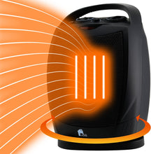 Load image into Gallery viewer, Portable Electric Space Heater with Oscillation - 1500W/750W

