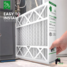 Load image into Gallery viewer, EconoHome 20x25x4 Air Filter MERV 11 Replacement AC Furnace Air Filters for Media Air Cleaner, Furnace Heater, Air Conditioning for Honeywell, Lennox -1 Pack (Actual size: 19.94 x 24.86 x 4.36 Inches)
