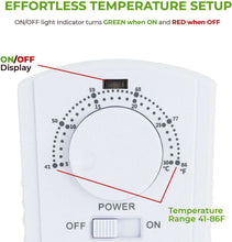 Load image into Gallery viewer, Adjustable Plugin Thermostat