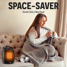 Load image into Gallery viewer, Portable Electric Space Heater - 1500W/750W
