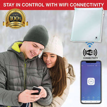 Load image into Gallery viewer, 400 Watt Wall Heater with Glass Heat Guard, WiFi Compatible
