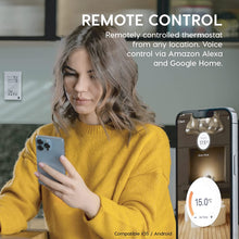Load image into Gallery viewer, GFCI WiFi Thermostat - Programmable 4-Inch Touchscreen