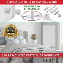 Load image into Gallery viewer, EconoHome - Wall Mount Space Heater Panel Max - 600 Watt Convector Heater - Thermostat & Reflector Included - Wholesale Home Improvement Products