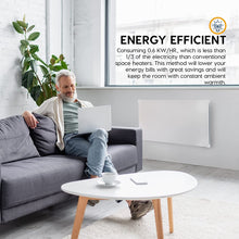 Load image into Gallery viewer, EconoHome Wall Mount Space Heater Panel with Thermostat