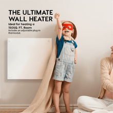 Load image into Gallery viewer, 400 Watt Wall Heater - Thermostat &amp; Reflector Included.
