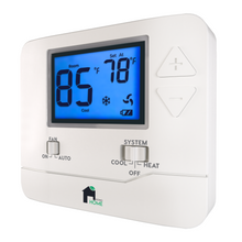 Load image into Gallery viewer, EconoHome Non-Programmable Thermostat for Home - Heat &amp; Cooling
