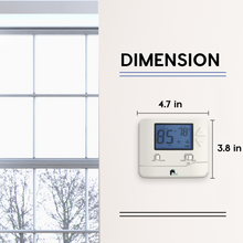Load image into Gallery viewer, EconoHome Non-Programmable Thermostat for Home - Heat &amp; Cooling
