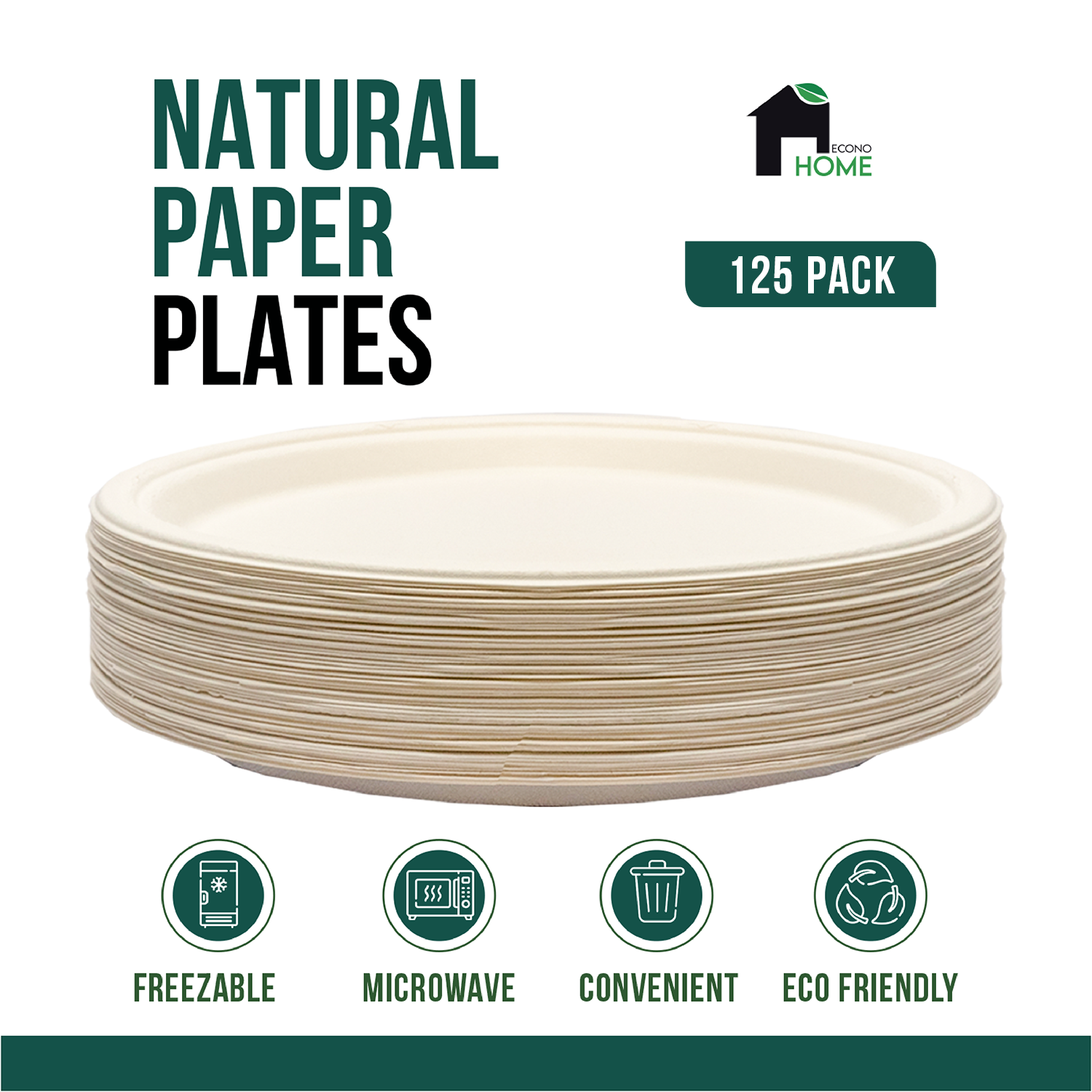 Natural paper plates hotsell