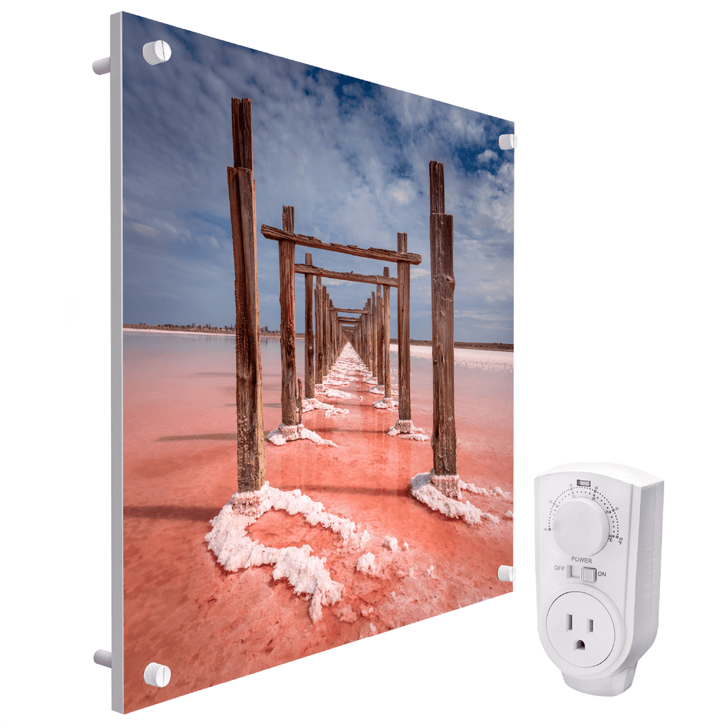Wall Mounted Space Heater Panel 400W - UV Printed Model.