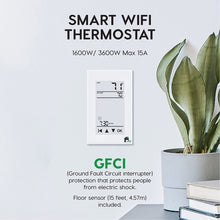 Load image into Gallery viewer, GFCI WiFi Thermostat - Programmable 4-Inch Touchscreen
