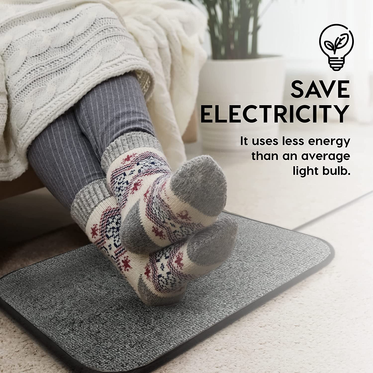 Electric foot warmer, shoe drying mats 